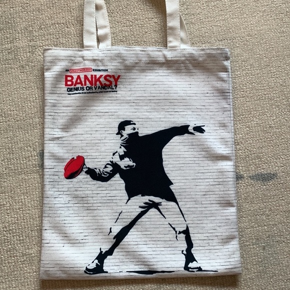Banksy Exhibit official tote (new) - Picture 2 of 7
